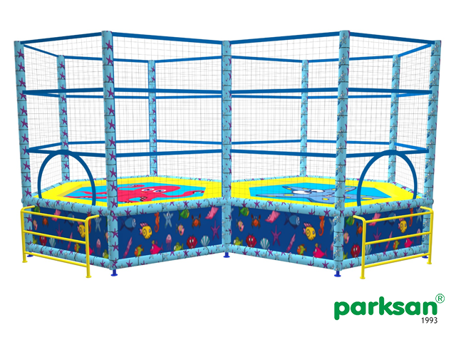 40619 - Trampoline (Double Hexagonal Net Protection)