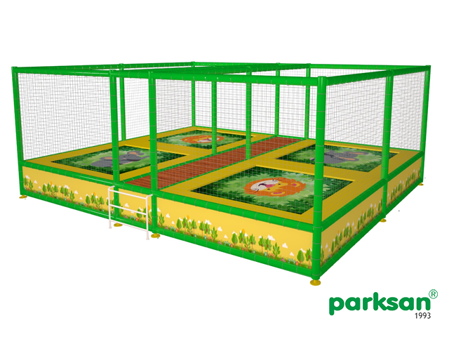 40653 - Trampoline (Quadruple Net Protection) 514x670 cm